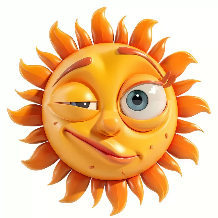 illustration of a sun happy face smiling sun emoji