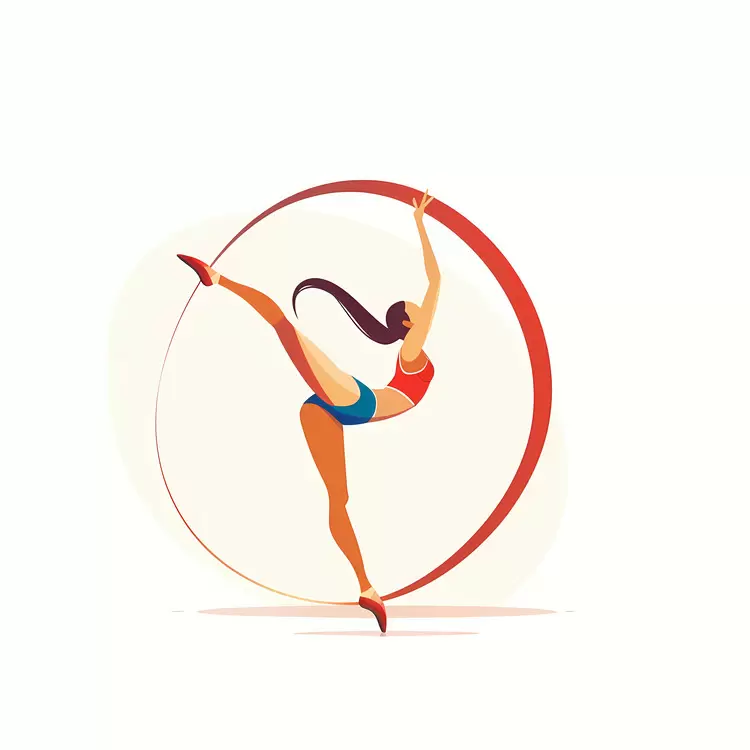 balance hula hoop sport feet acrobatic