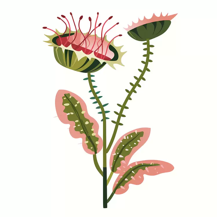 plant stem natural leaves flower