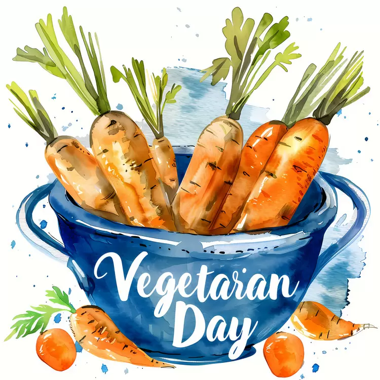 Fruits and vegetables Illustration of plants Watercolor illustration of carrots