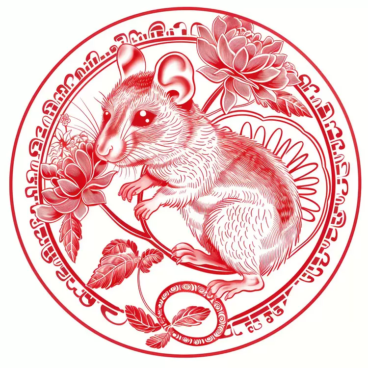 Chinese New Year Red Handmade Calligraphy Craft