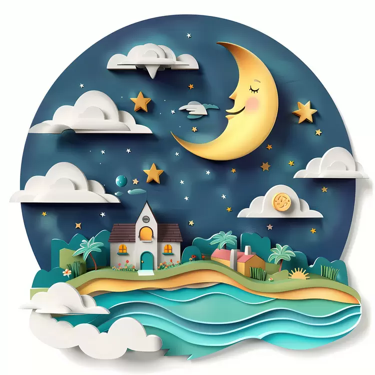 summer night Answer Sunset Landscapes Clouds