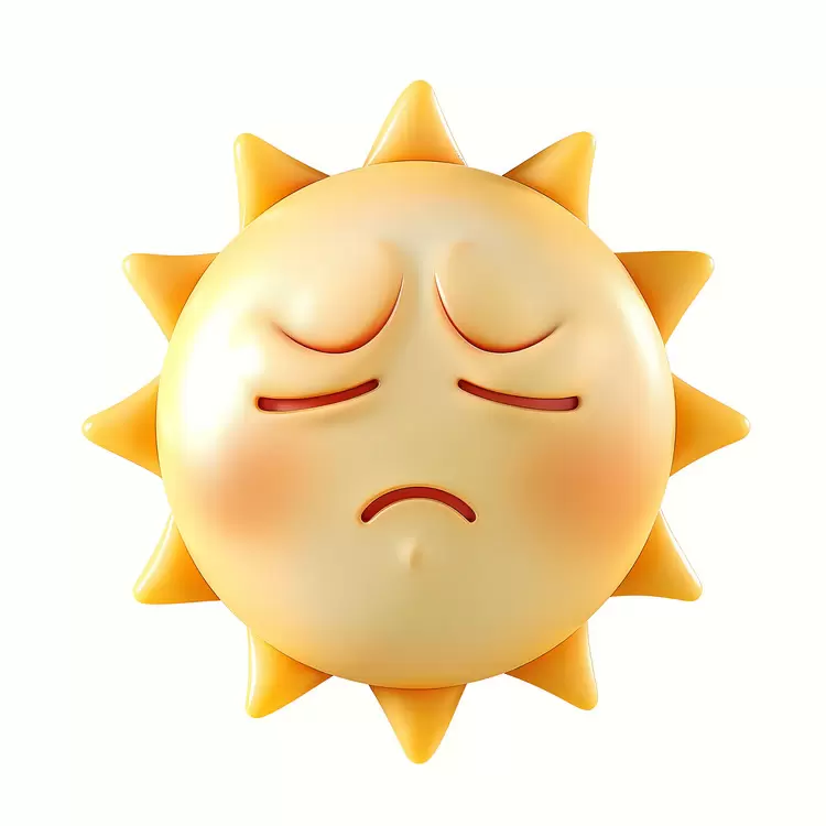 sun emoji summery bright shining