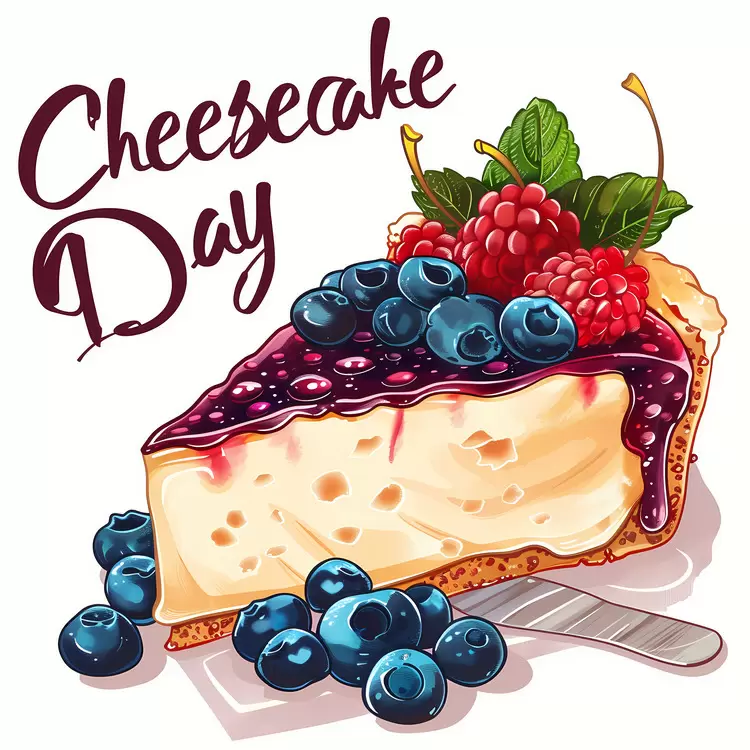Delicious Cheesecake Sweet Strawberry Mixed berries