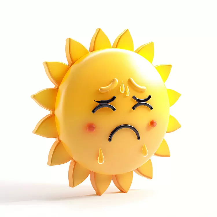 Yellow Cute emoji sun Cloudy
