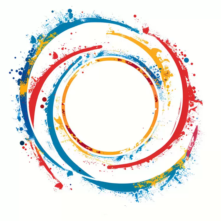 colorful splatters swirl frame watercolor splatters splatter effect