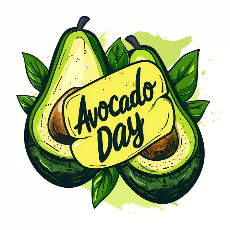 Food poster Fresh vegetables Healthy meal Food art Avocado Day