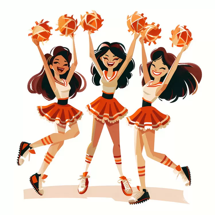 basketball game sports team cheerleaders dance team soccer fan