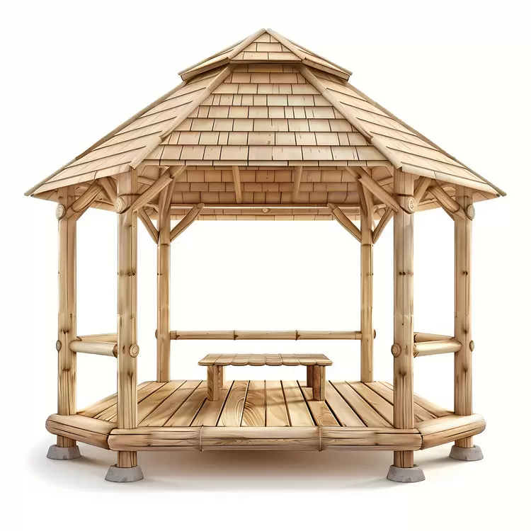 Garden structure pavilion Gazebo for weddings Rustic gazebo Outdoor structure