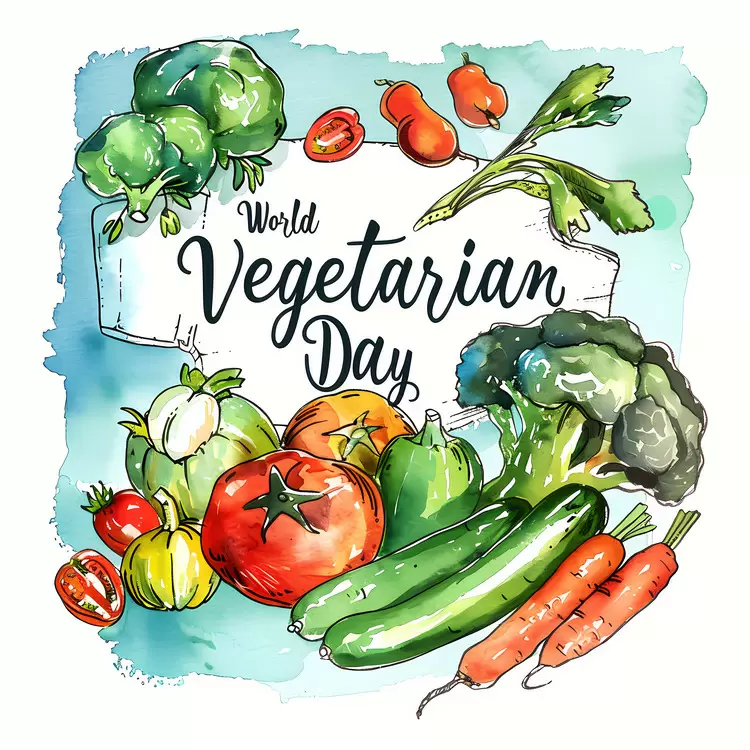 food vegetables artwork hand painted watercolor