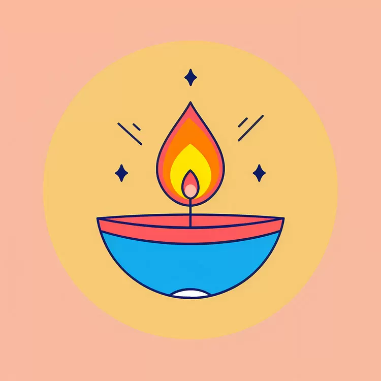 shine burn lighting radiating fire
