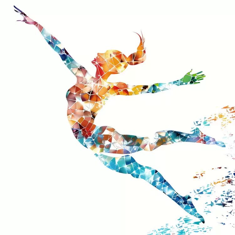 Answer ballet colorful movement flowing