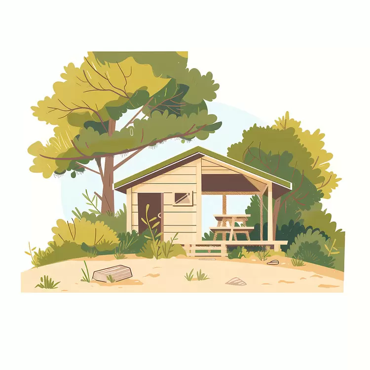 pavilion forest picnic area shelter camping