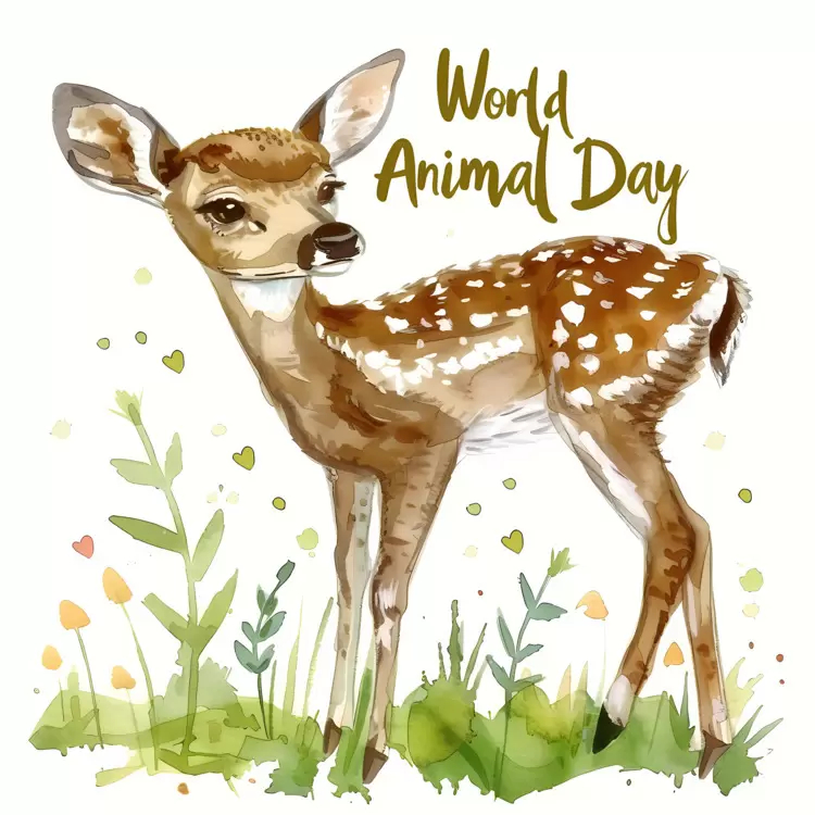deer cute childish fawn animal