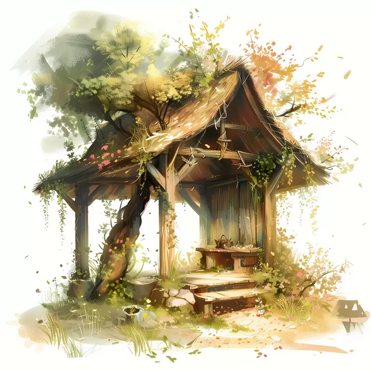 old shack wooden building charming natural