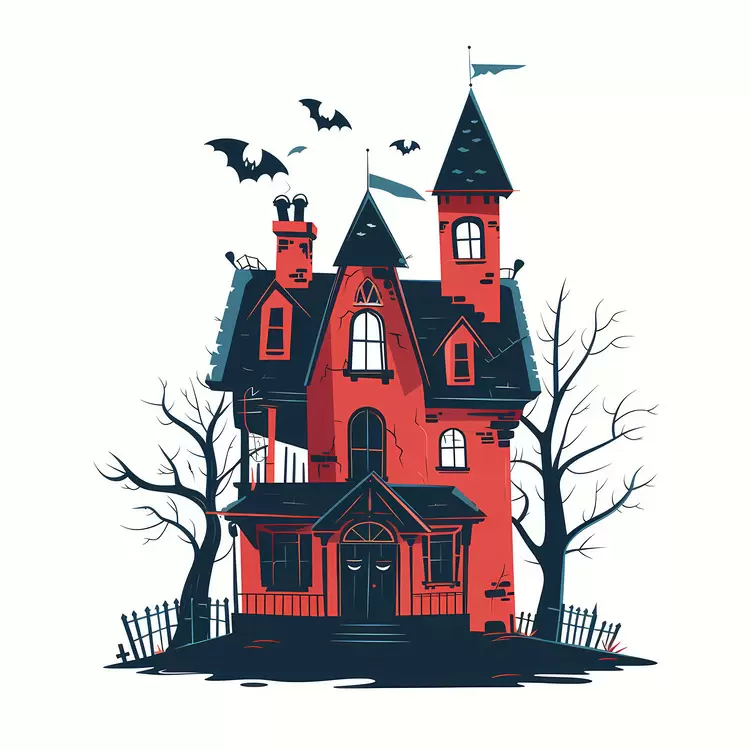 scary night time mysterious haunted mansion haunting