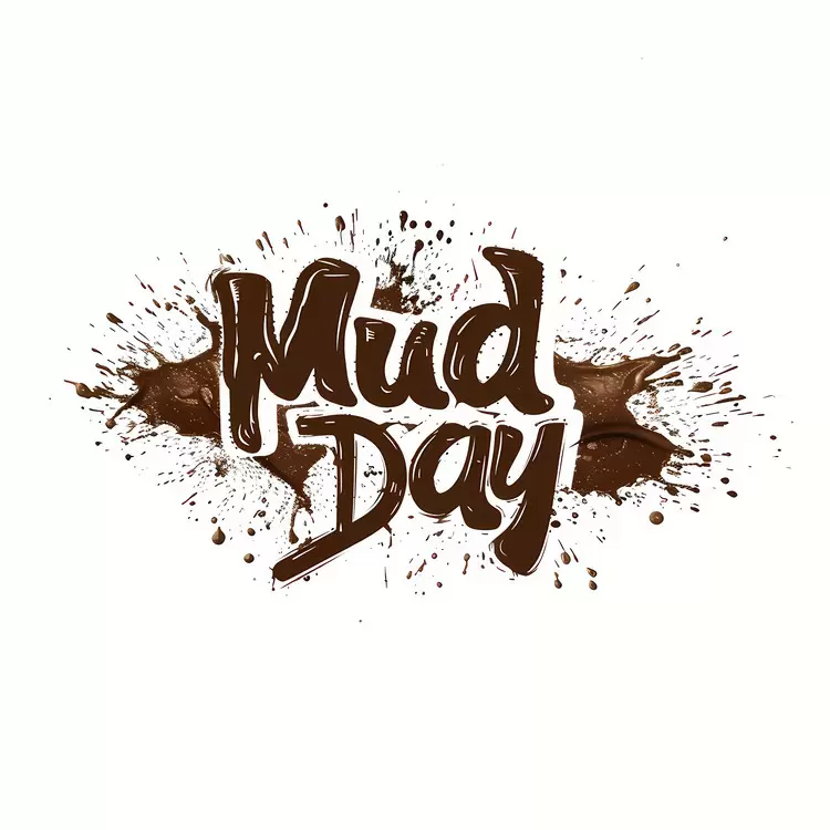 splash for  : mud spray paint International Mud Day smudge