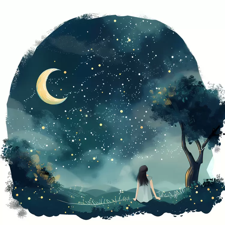 mysterious dreamlike beautiful mystical night