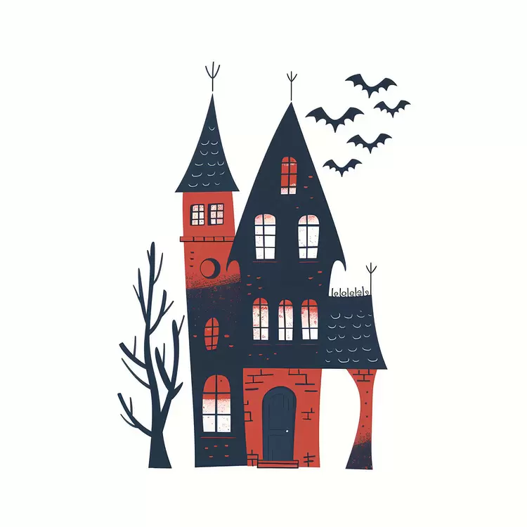 haunted fortress haunted house ghostly scary spooky