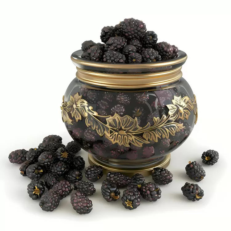 juicy mulberries plentiful bounty