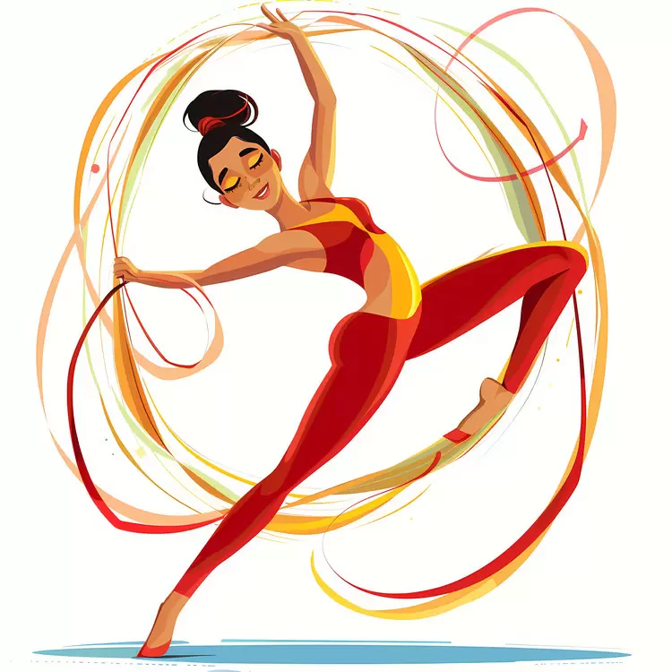 aerobics flipping acrobatics Olympic yoga