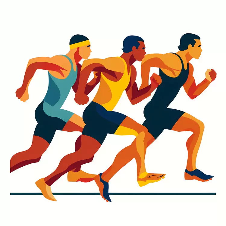 Track and field Relay 400m Human figure Sport