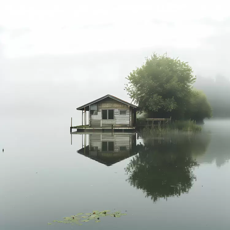 Stillness Water Sky summer house Houseboat