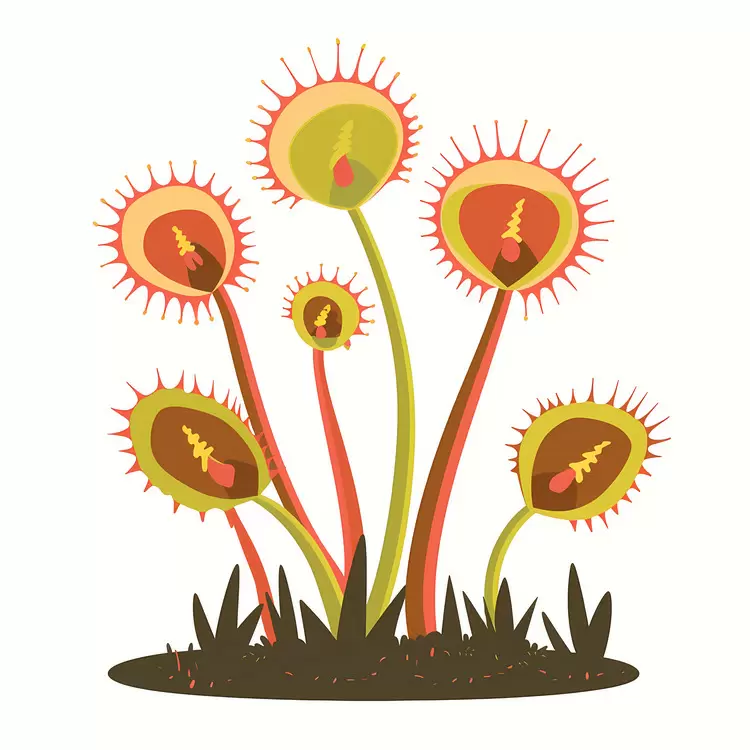 venus flytraps growing carnivorous plants in nature venus flytraps in a garden