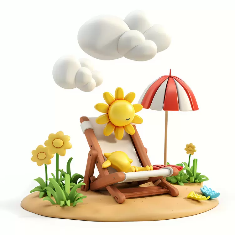 sunglasses on the ground summer morning flower bouquet beach chair