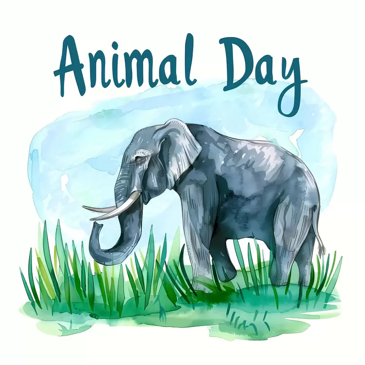 Grass Wildlife Elephant Nature World Animal Day
