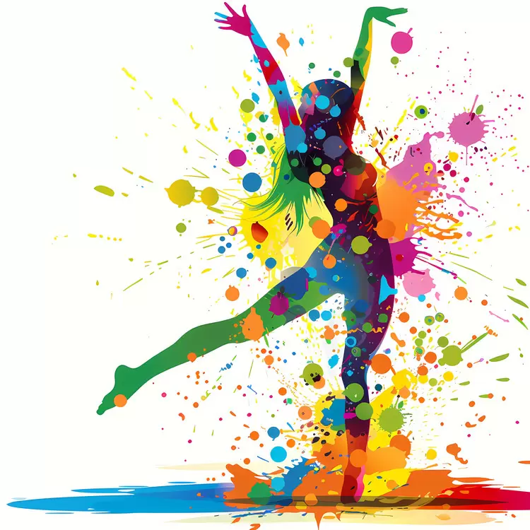 vibrant dance energetic dynamic expressionist