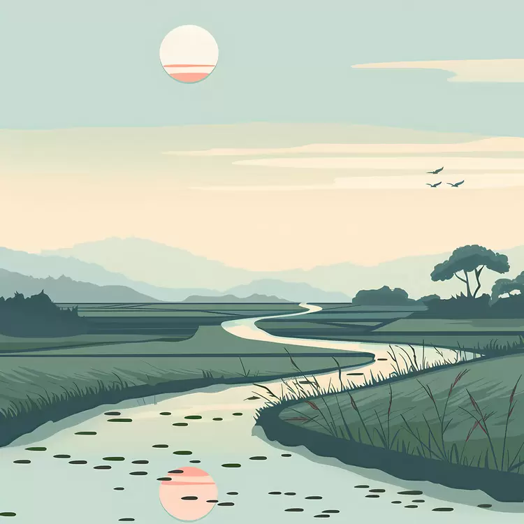 Nature Water bodies Lakes Landscapes Sun
