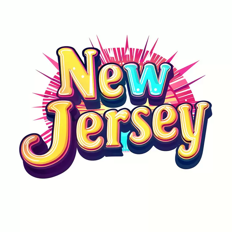 New jersey poster design New jersey branding New jersey typography Jersey design