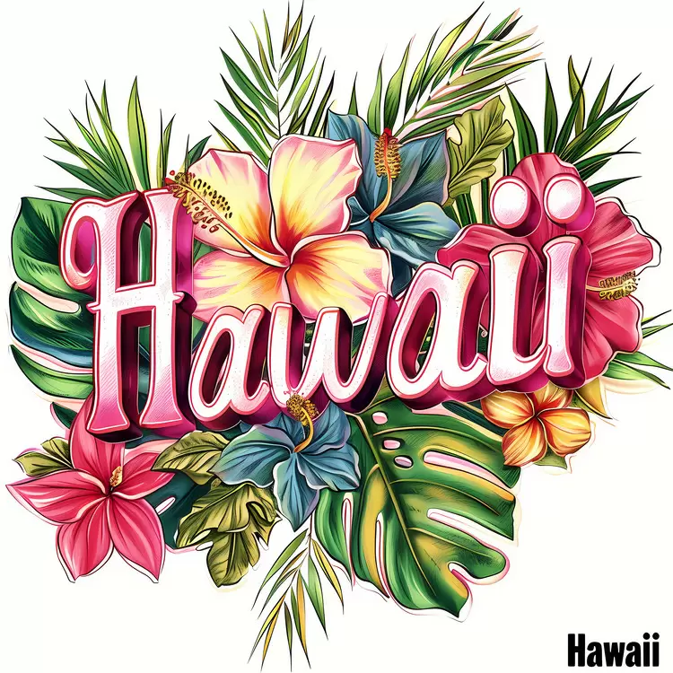 Vibrant flowers Exotic flower wallpaper Hawaiian artwork Hawaiian flowers Hawaii design