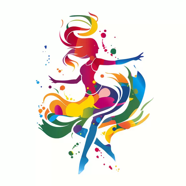 modern fluid artistic dancer