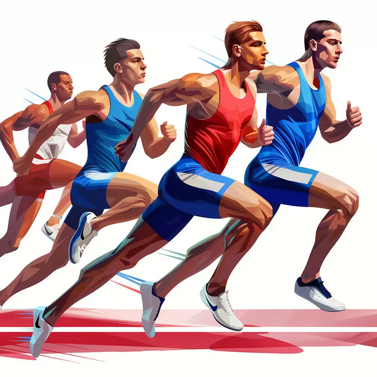 Running shoes Athletes Race track Training Relay