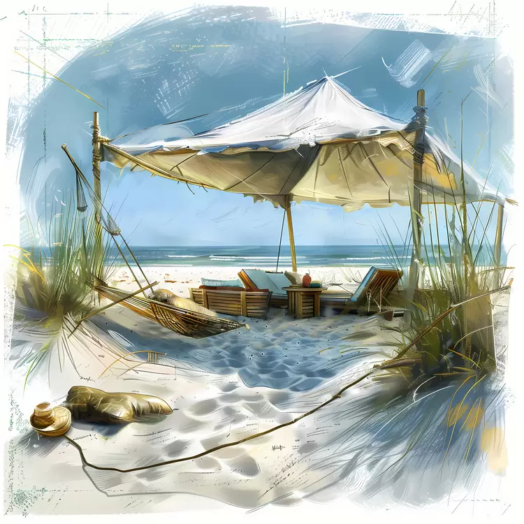 Tent Blue White Natural Outdoors