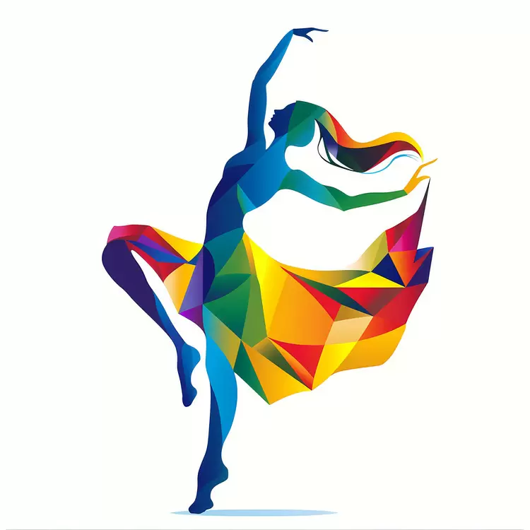 gymnast dancer Human ballet geometric