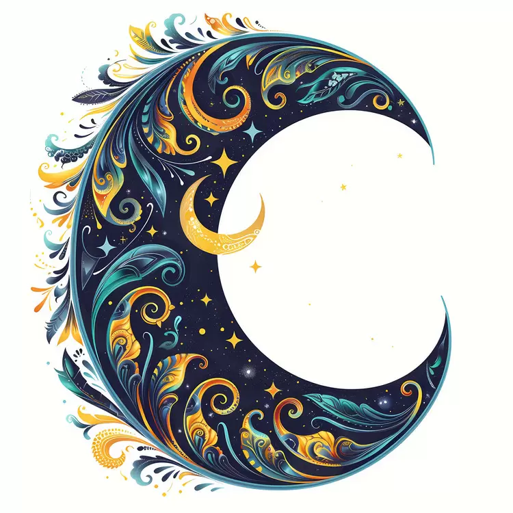 summer night Night sky Starry texture Moon patterns Space-inspired decoration