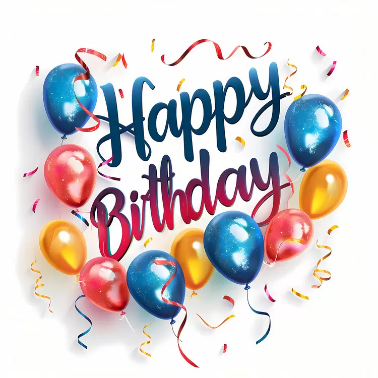 Happy New Year Festive Decorations Birthday Gift Celebration Happy Birthday