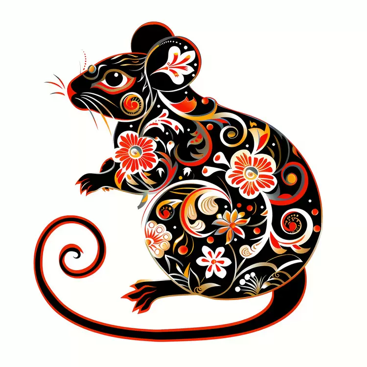 fun Chinese Zodiacs traditional rat festive