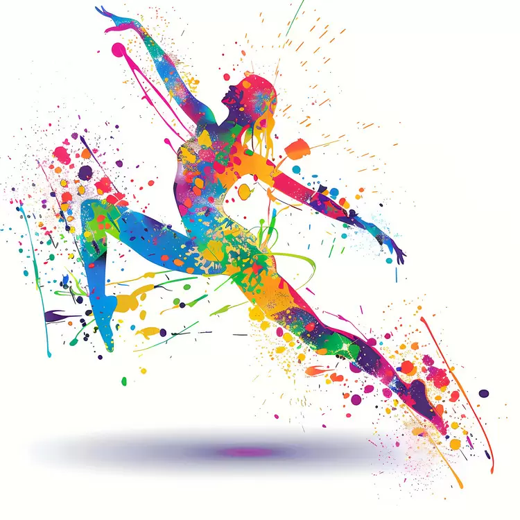 watercolor vibrant movement colorful splash