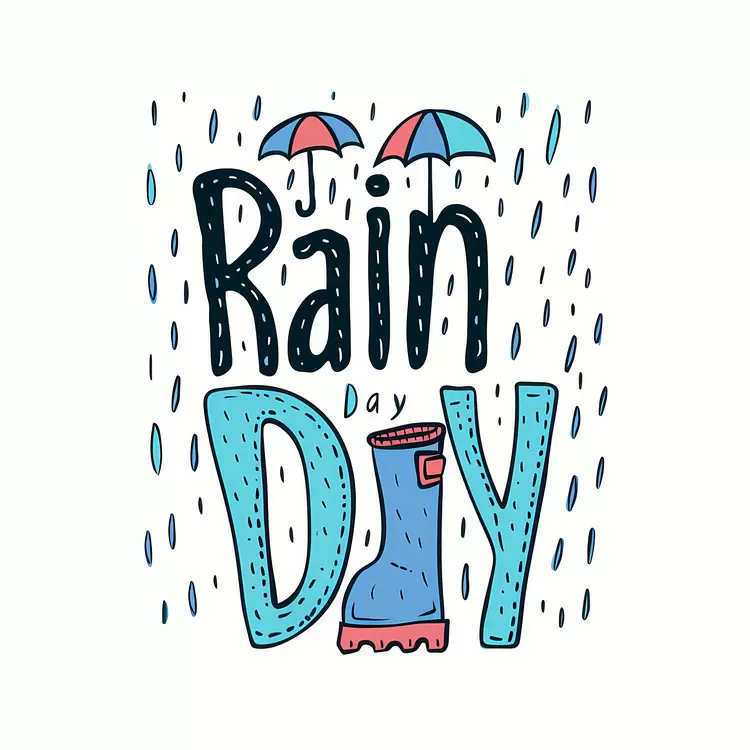 Blue umbrella Durable Dry feet Stormproof Weatherproof
