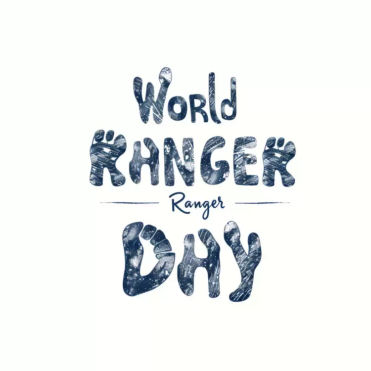Wilderness Protection Day Hand-painted Ranger's Day Logo