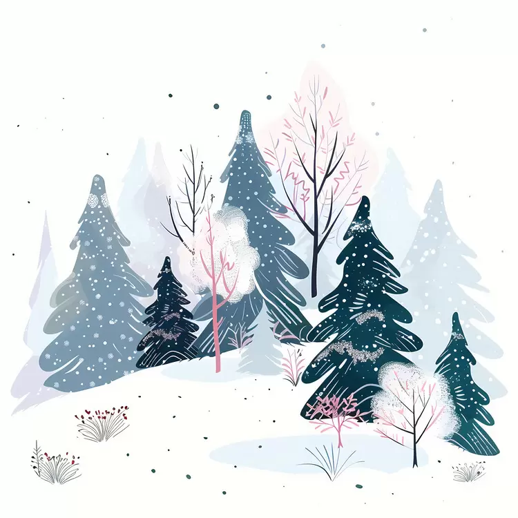 snow covered ground winter snowy landscape mountains nature