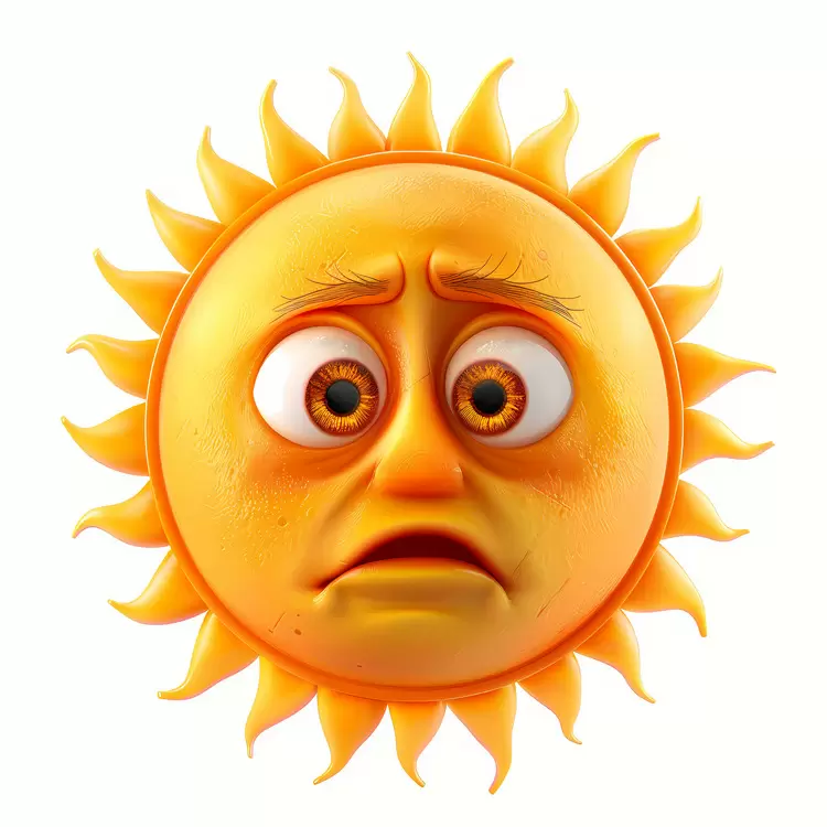 sad sun disgusted sun shocked sun depressed sun emotional sun