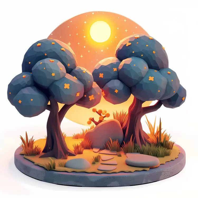 10 for   could be: cartoon night sky fantasy moon