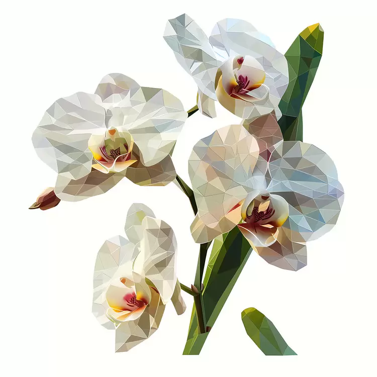 White Flowers White Orchids Floral Art Orchid Flower Fine Art
