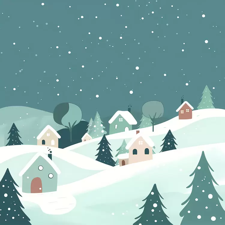 trees winter Don't use sentences landscape sky snow