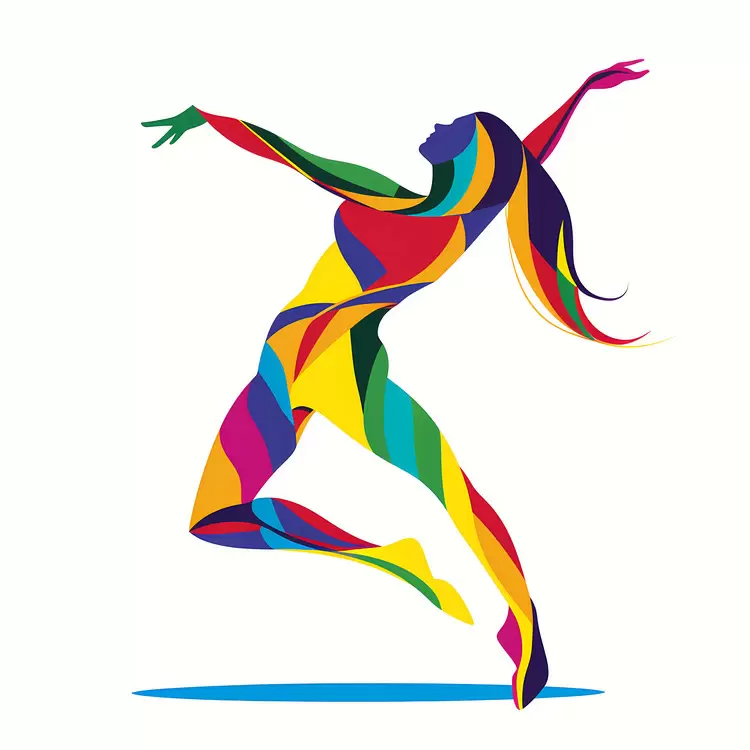 style outline pose shape human